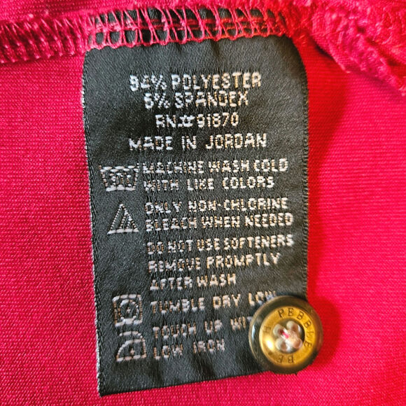Pebble Beach Performance Golf Shirt Red Men's Large - Picture 5 of 6